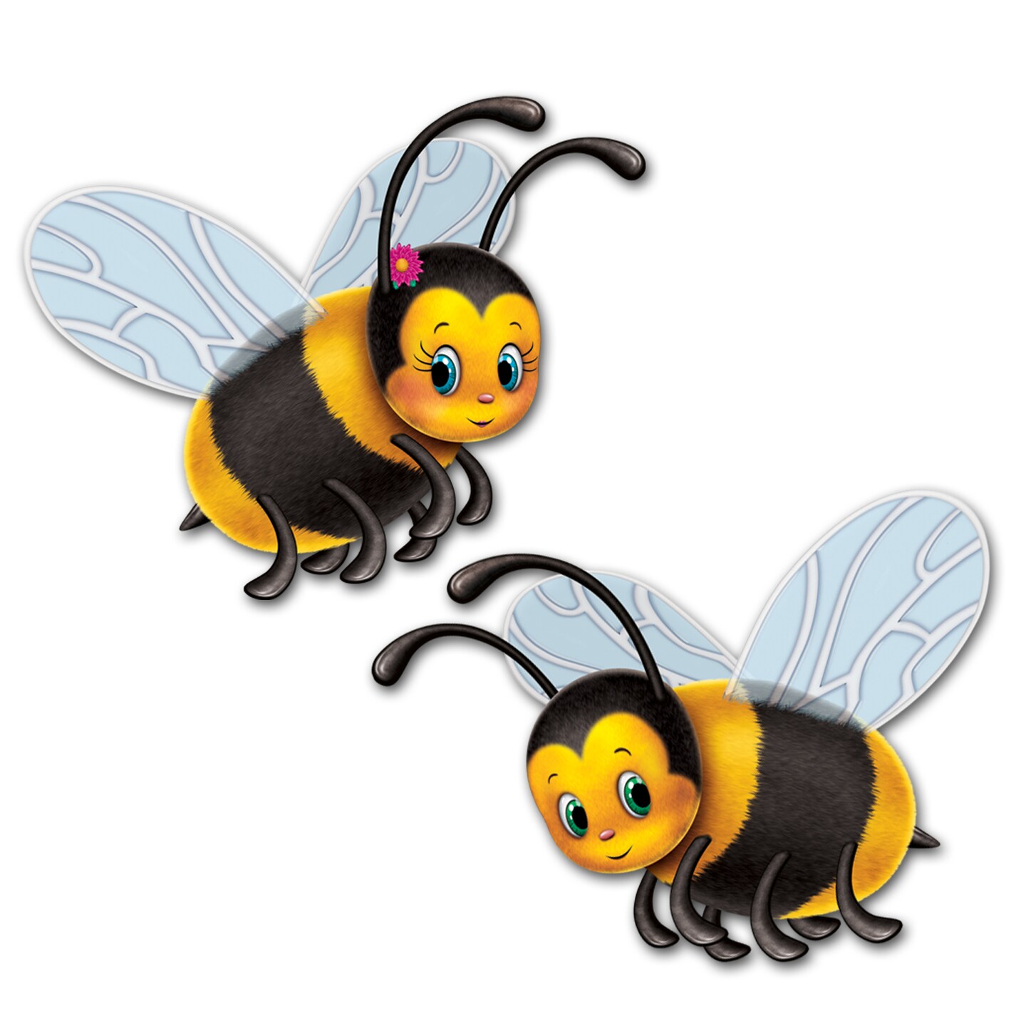 Beistle 17in. Bumblebee Cutouts - 12 Pack