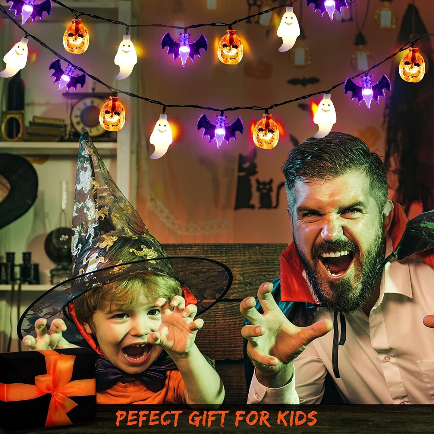 Halloween String Lights Battery Operated