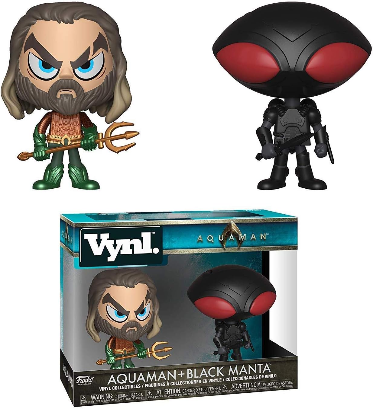 Funko VYNL: Aquaman - 2PK - Aquaman &#x26; Black Manta