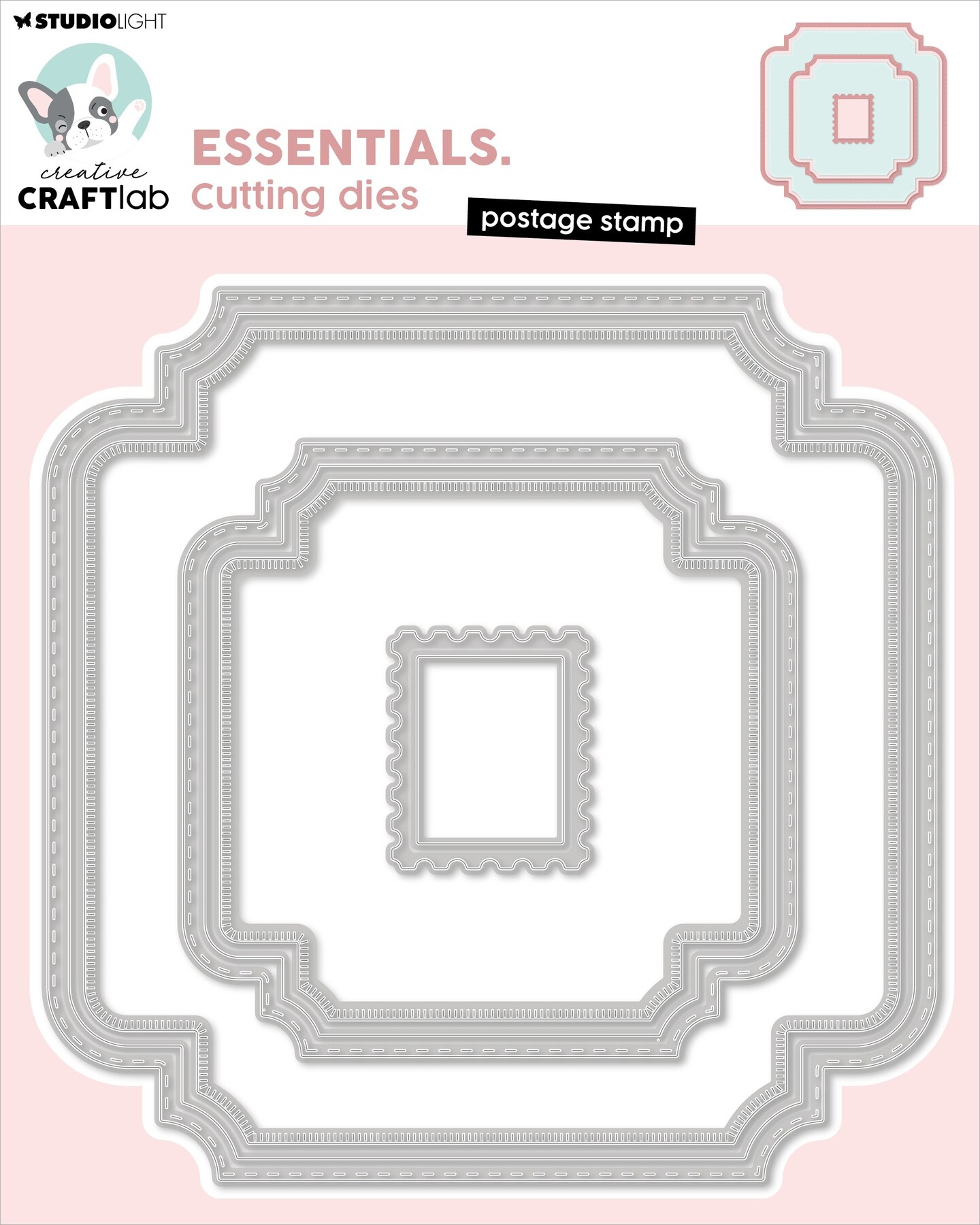 Studio Light Essentials Cutting Die-Nr. 856, Postage Stamp