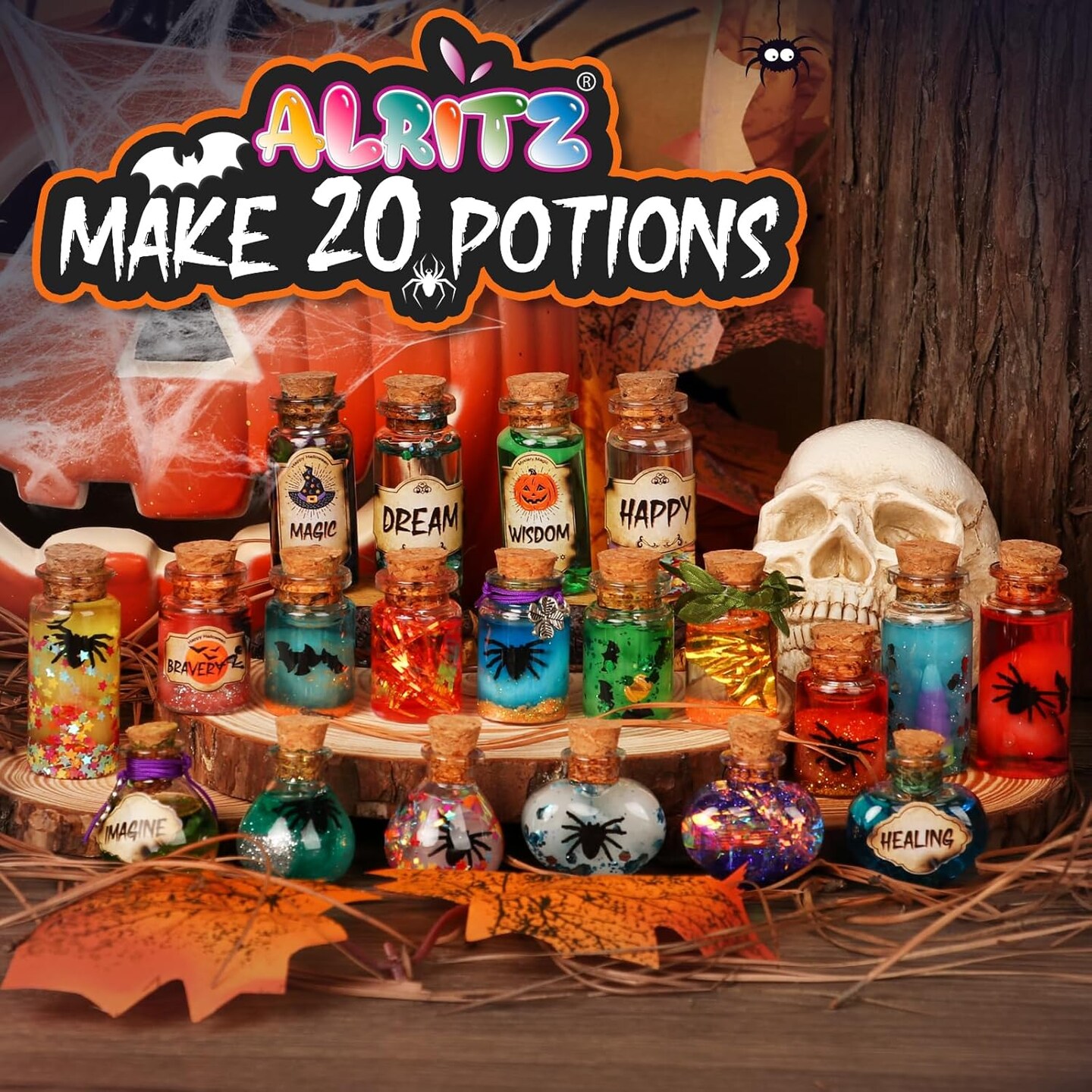 Potion Bottles store Halloween Witch Spells