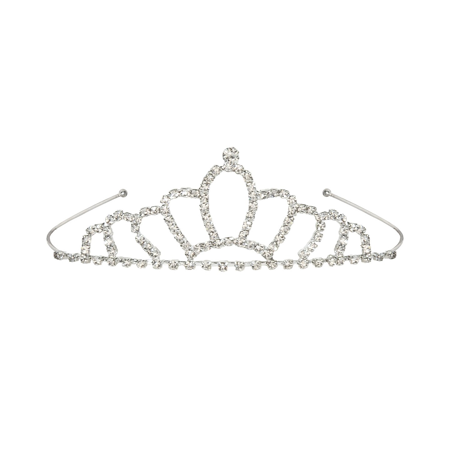 Beistle Royal Rhinestone Queen Style Tiara - 6 Pack