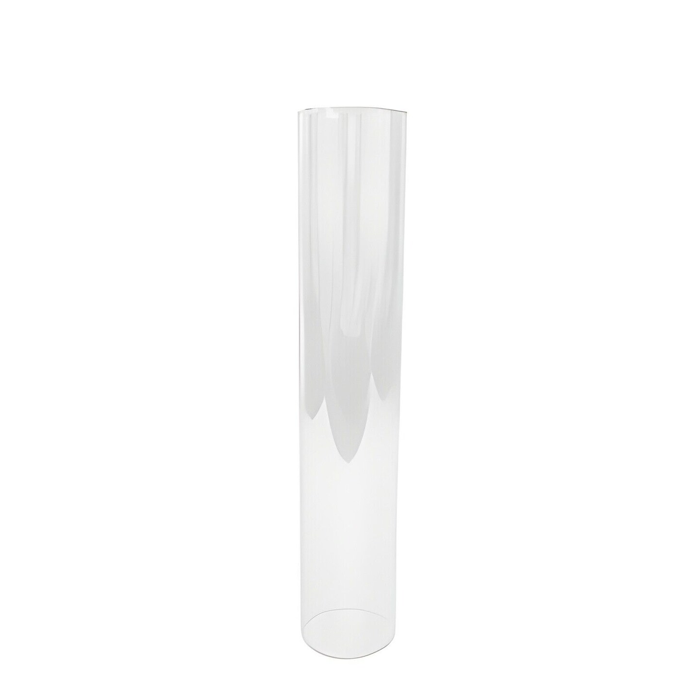 2 Clear 10&#x22; Cylinder Glass Hurricane Candle Holder Shades Party Events Supplies