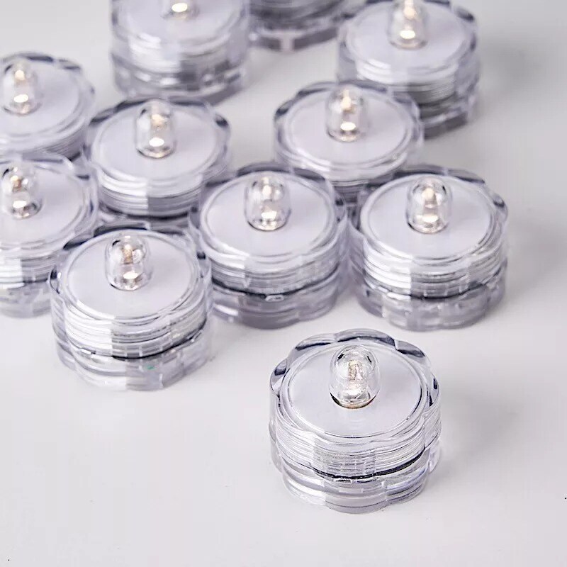 12 Submergible Lights for Vases and Centerpieces Wedding Party Home Decorations