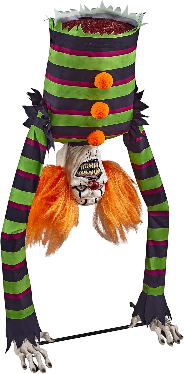 Spirit Halloween 4.2 Ft Poor George Animatronic | Decorations | Animated | Flipping Torso Motions | Plays Sounds