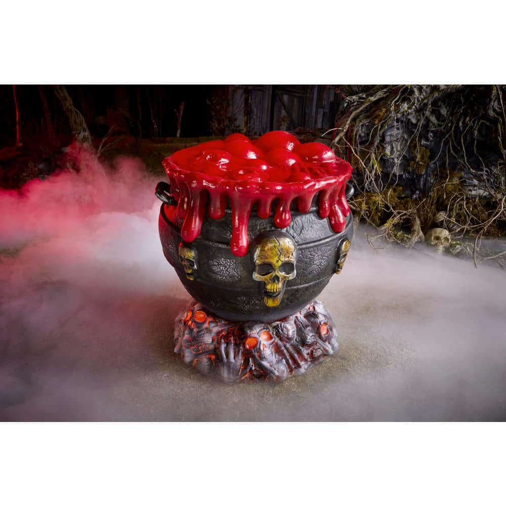 2.5 FT Giant LED Oozing Cauldron For Halloween