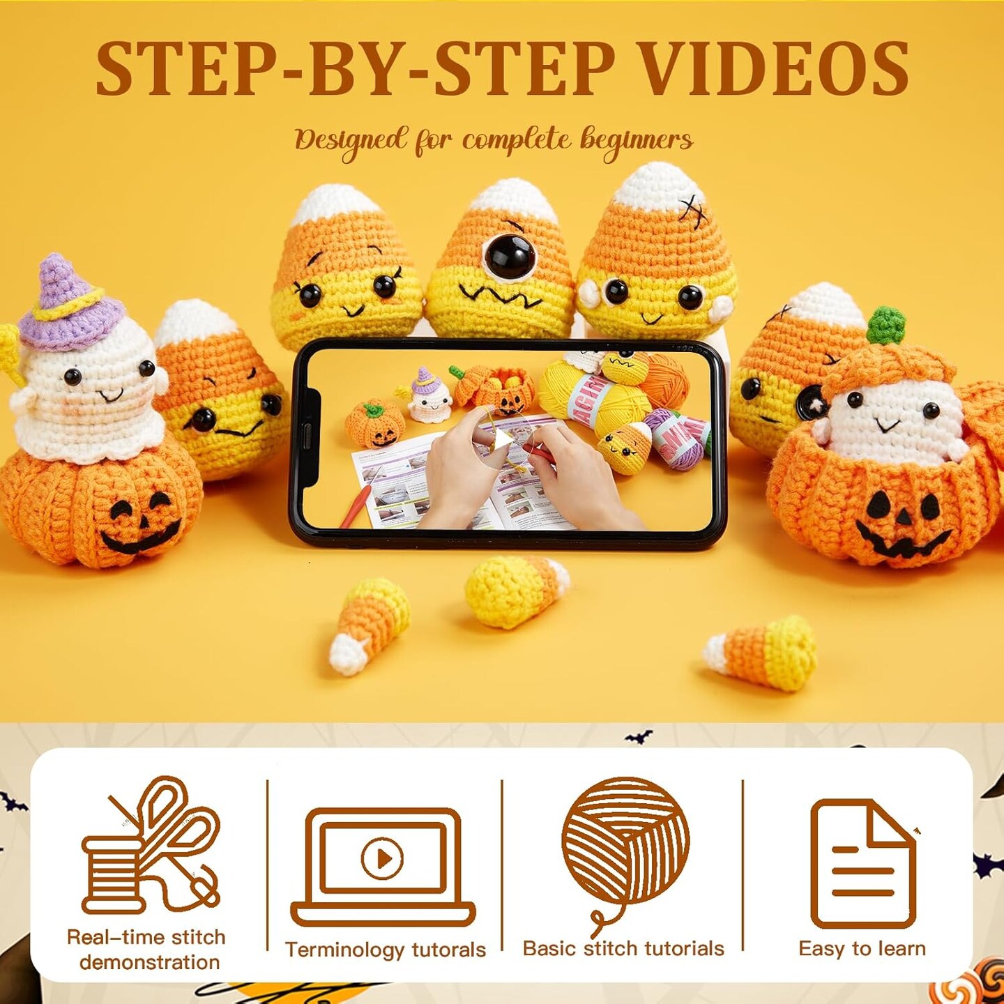 Halloween Crochet Kit for Beginners