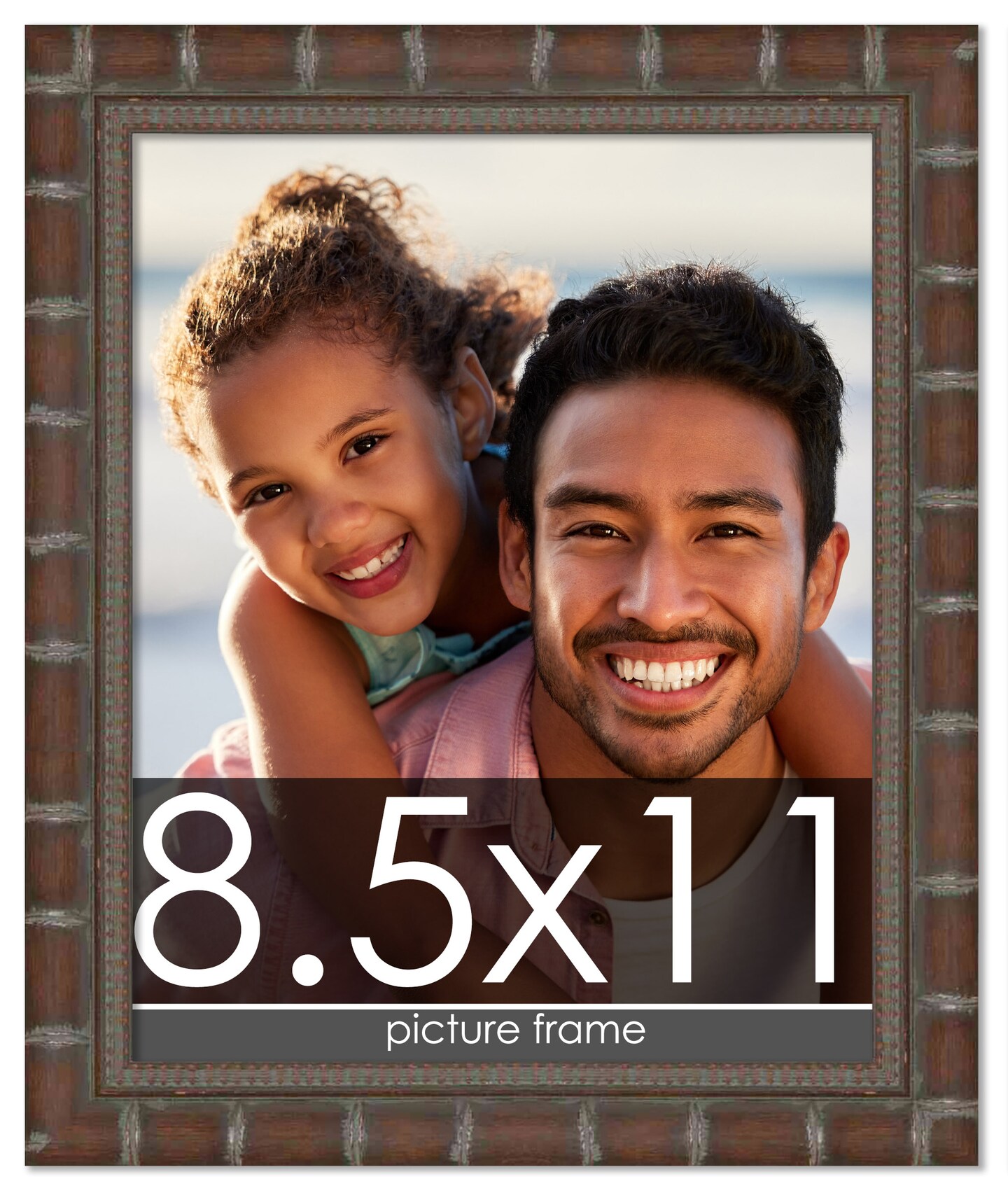 ブリザード 生写真 8枚セット 8.5x11 Modern Bamboo Picture Frame with UV-Resistant Acrylic