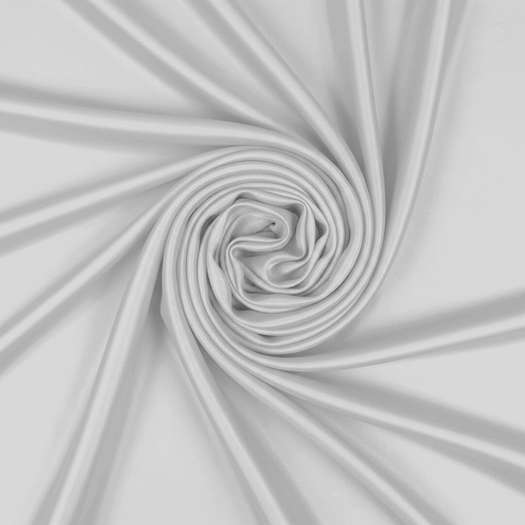 1 Yard Crystalized Reflective Liquid Faux Silk Chiffon Fabric for Bridal Gowns Evening Wear and Decor 59/60 Inches Width