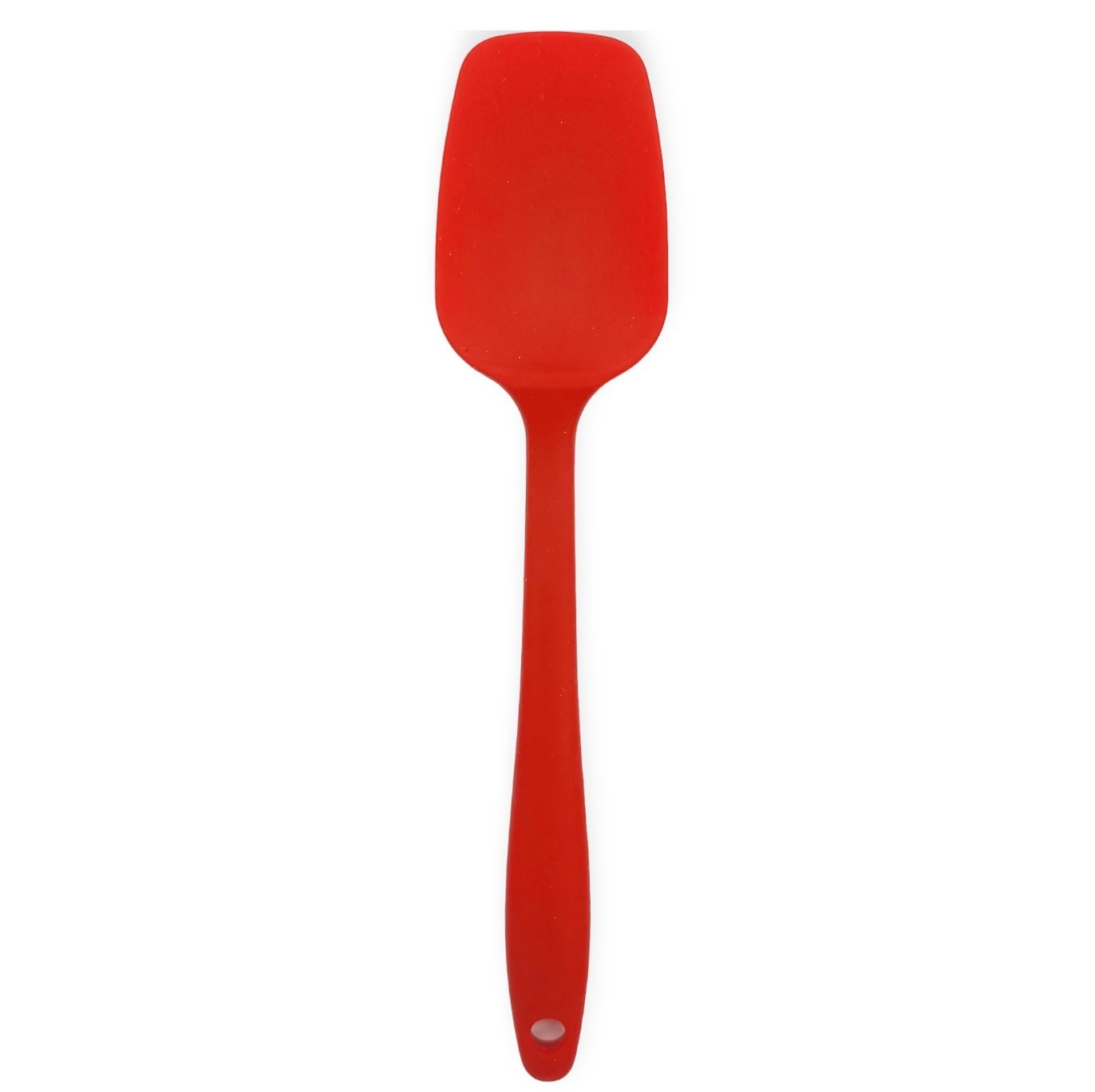 Handy Housewares 8&#x22; Long Non-Stick Silicone Mini Spoonula Spoon Spatula - Great for Mixing, Bowl Scraper, Small Servings and more