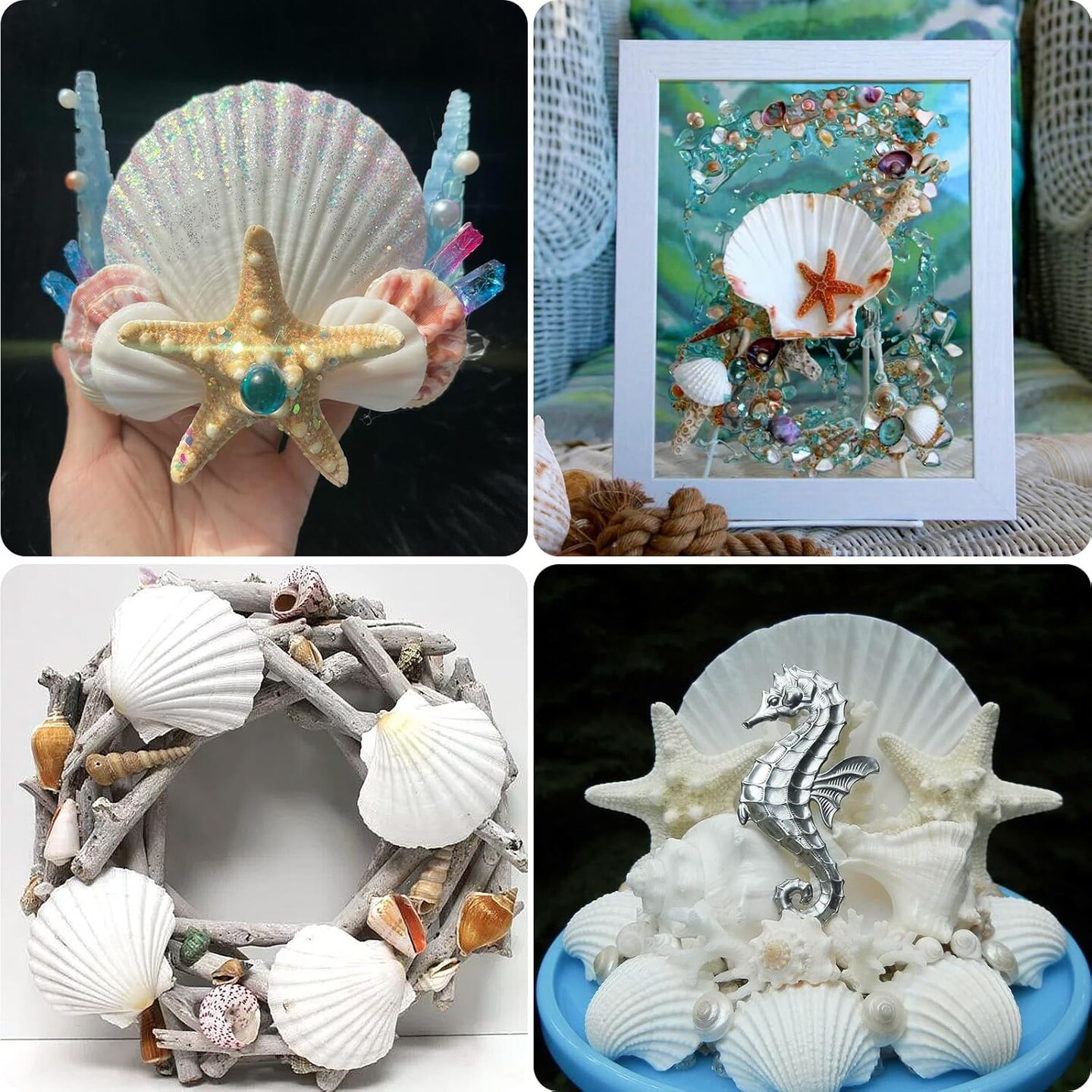 30pcs 2-3inch Scallop Shells, Natural Scallop Shells, Sea Shells for Crafting, Seashells Beach Decorations for Home, Beaching Wedding Decoration