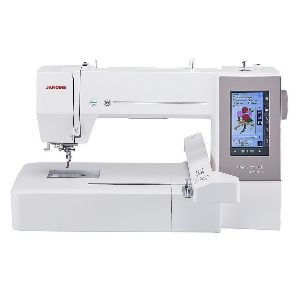 Janome Memory Craft 550E Embroidery Machine