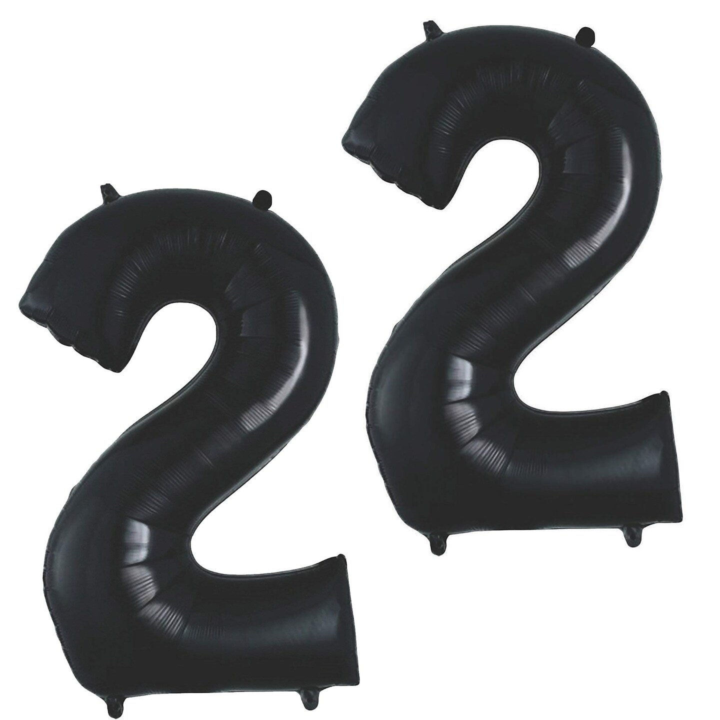 Celebrate Special Moments with a Striking 34" Black Mylar Two Number Balloon