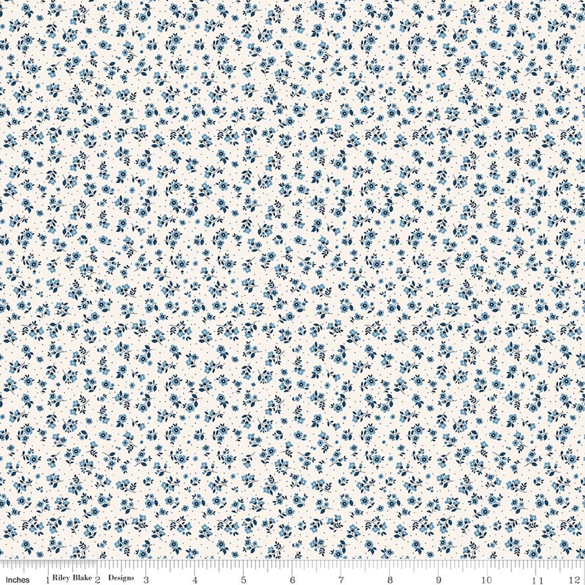 Ditsy in Cream (c17687-cream) | Daybreak On The Prairie | Modern Prairie | Riley Blake