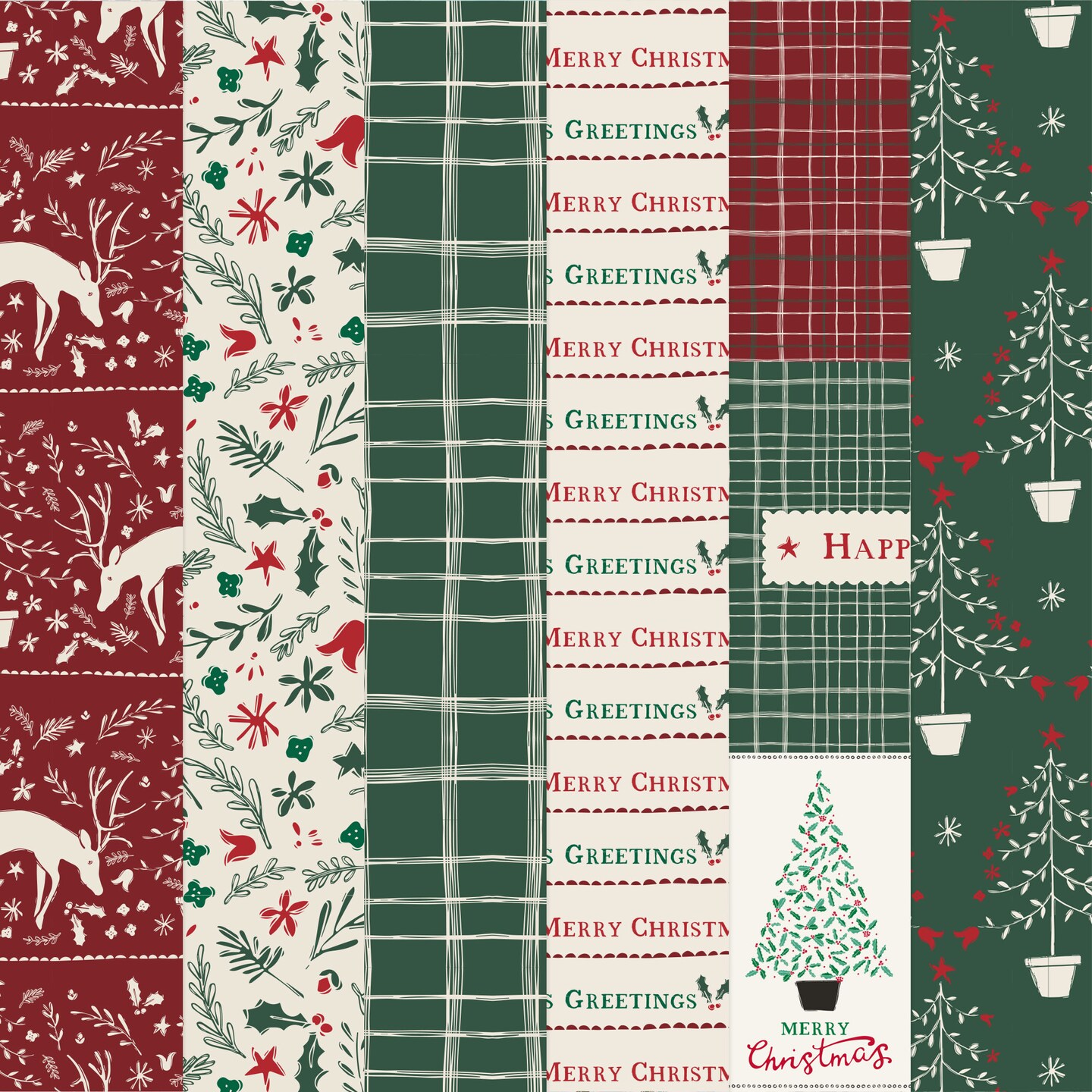 Festive Forest Christmas Paper Assortment