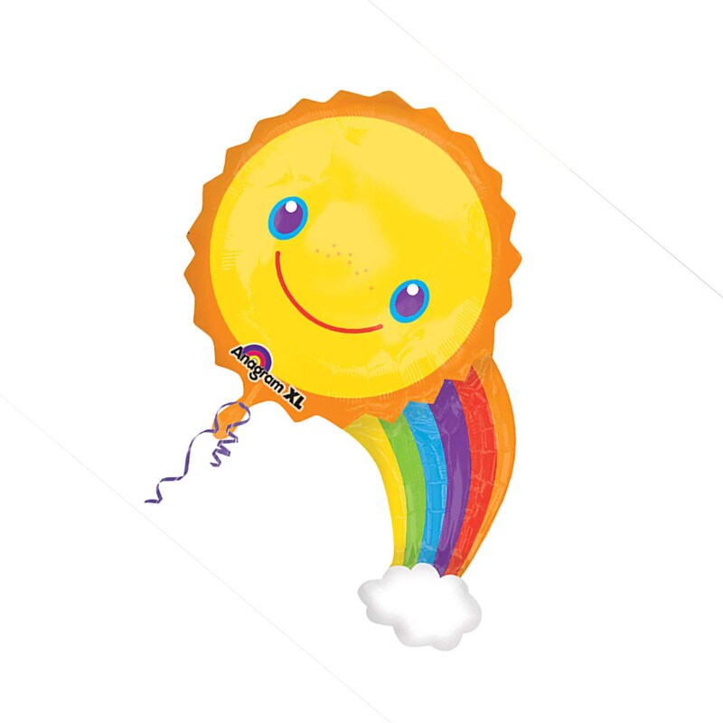 Anagram&#xAE; 33 Inch Smile Rainbow Balloon