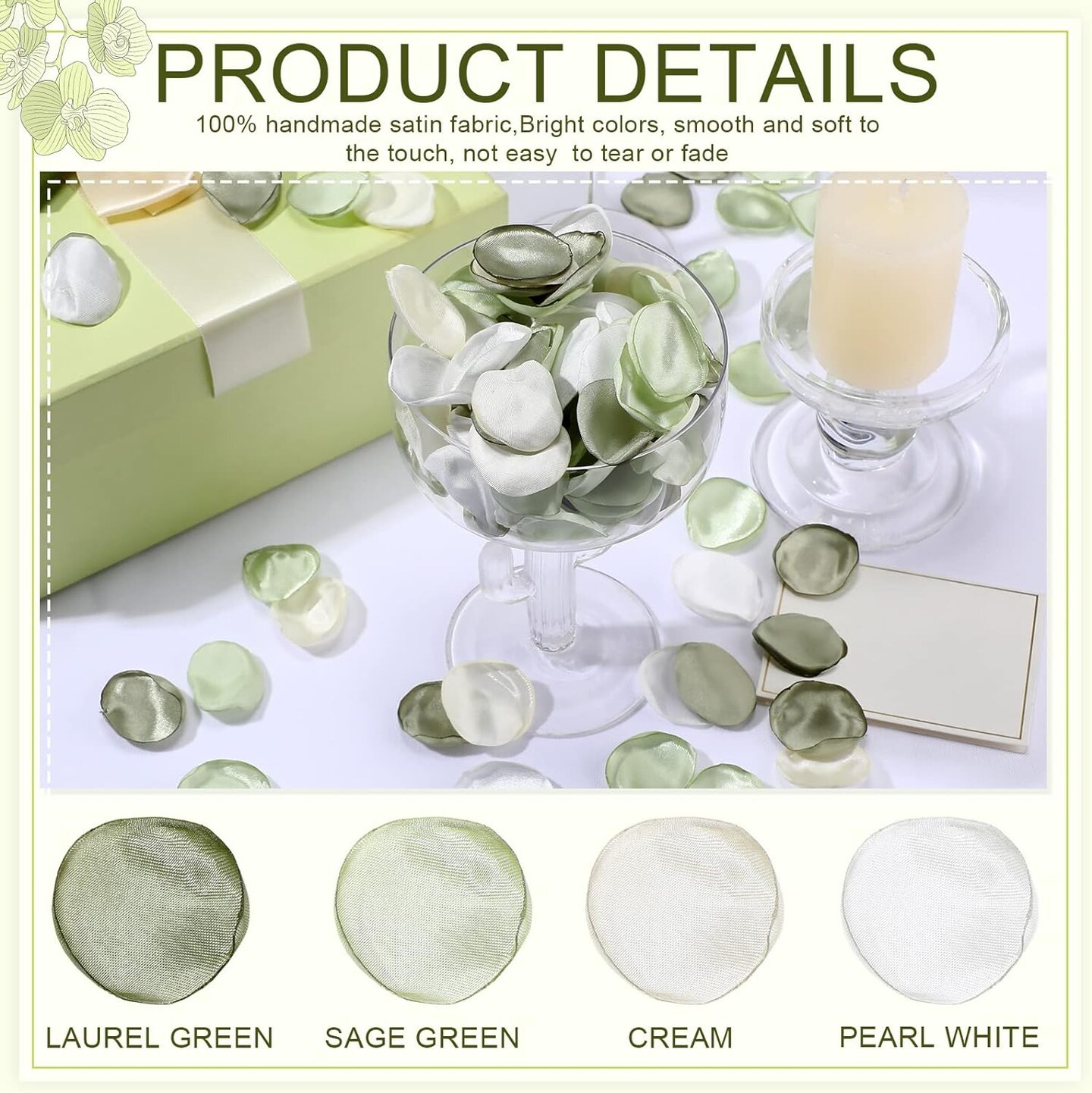 600 Pcs Silk Rose Petals Artificial Flower Petals for Wedding Flower Girl Basket Aisle Scatter Dinner Table Centerpieces Party Bridal Shower Romantic Night Decoration