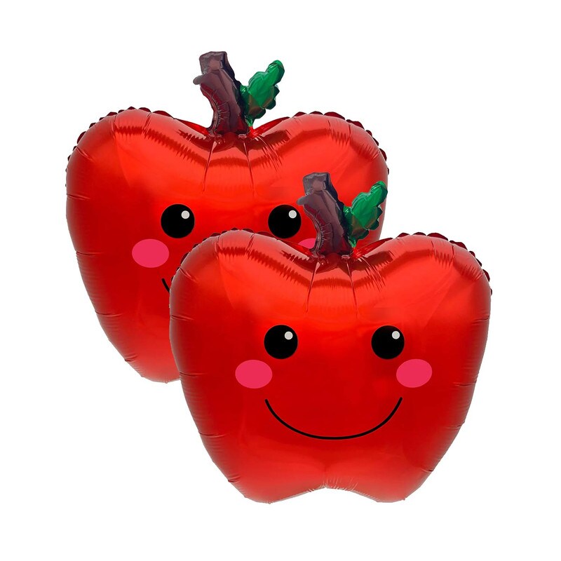 LA Balloons&#xAE; 19 Inch Smiling Apple Balloon