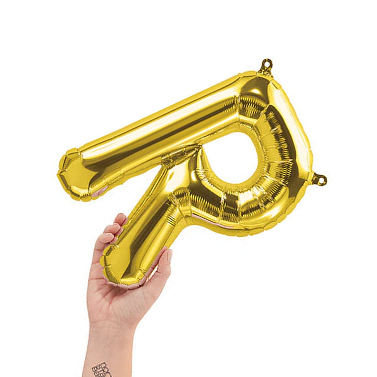 NorthStar Balloons&#xAE; 16&#x22; Gold Letter R Balloon Air Fill Only