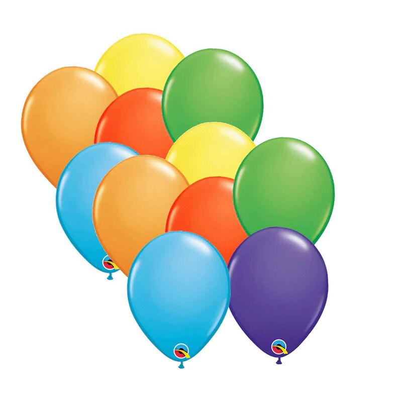 Qualatex&#xAE; Bright Rainbow Balloons 11 Inch 100 Pieces
