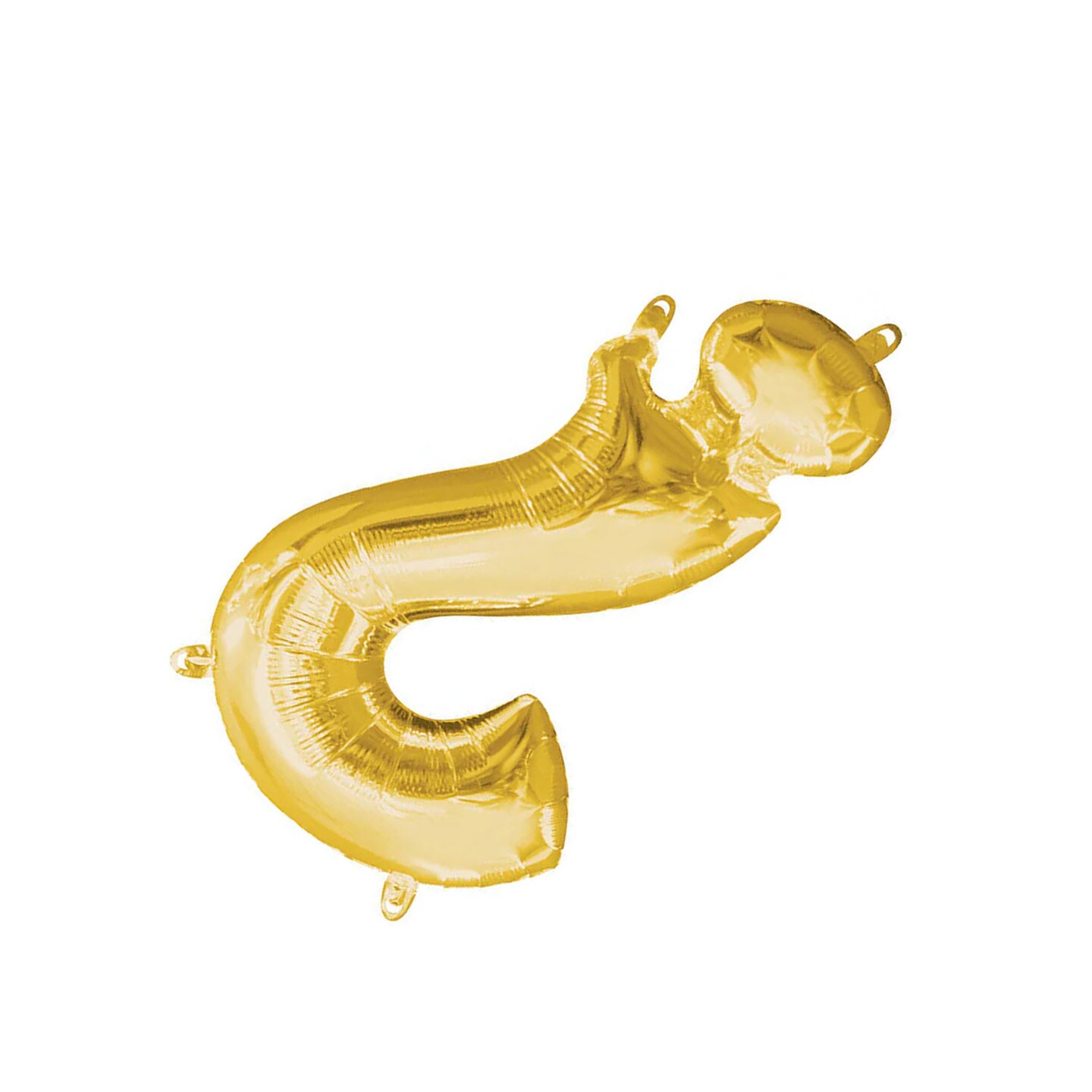 Anagram® 16" Gold Question Mark Balloon Air Fill Only Foil Mylar