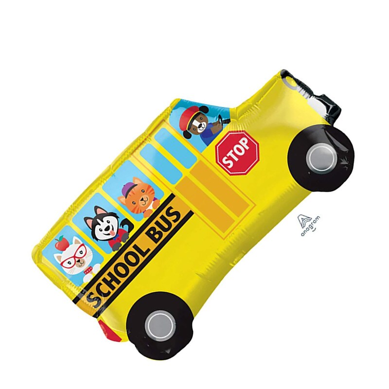 Anagram&#xAE; 30&#x22; Back to School Bus Balloon