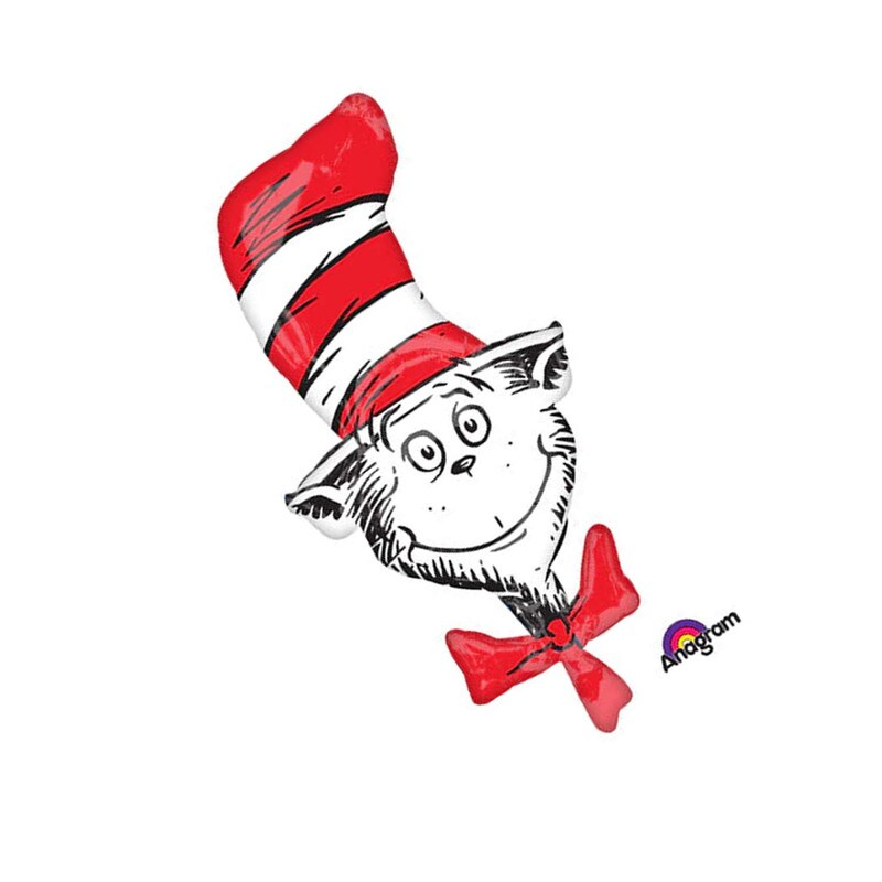 Anagram&#xAE; 42 Inch Dr. Seuss Cat In The Hat Balloon