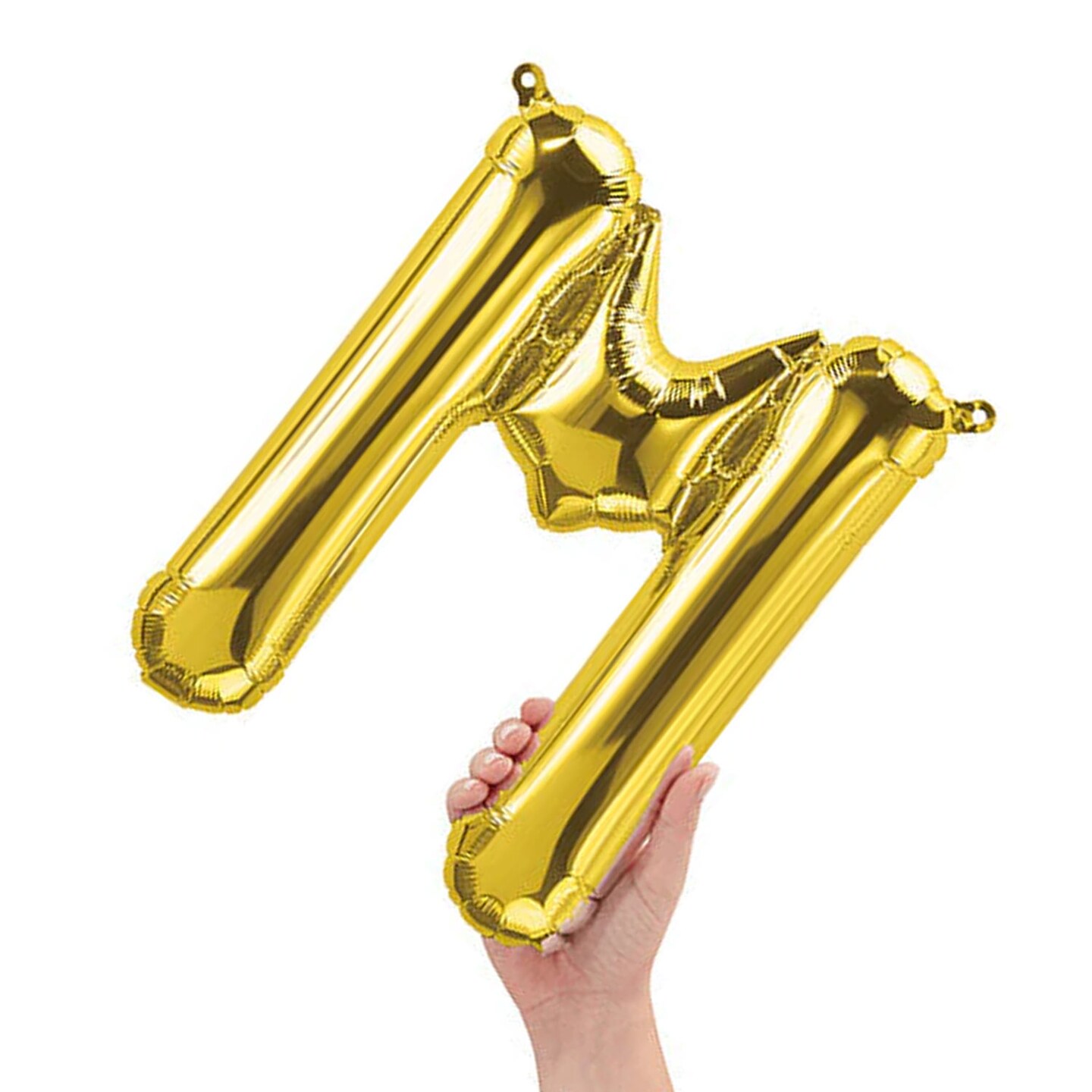 NorthStar Balloons&#xAE; 16&#x22; Gold Letter M Balloon Air Fill Only