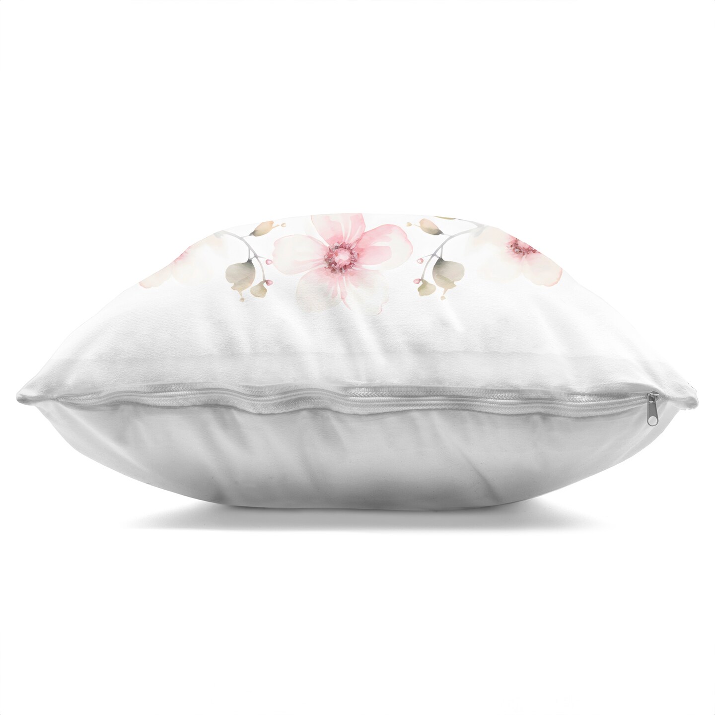 Stupell Industries Pink Symmetrical Butterfly Florals Decorative Printed Throw Pillow, design by Creative Studio, 18 x 7 x 18