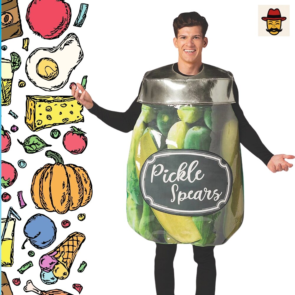 Pickle Jar Costume Funny Tunic Perfect for Halloween Parties