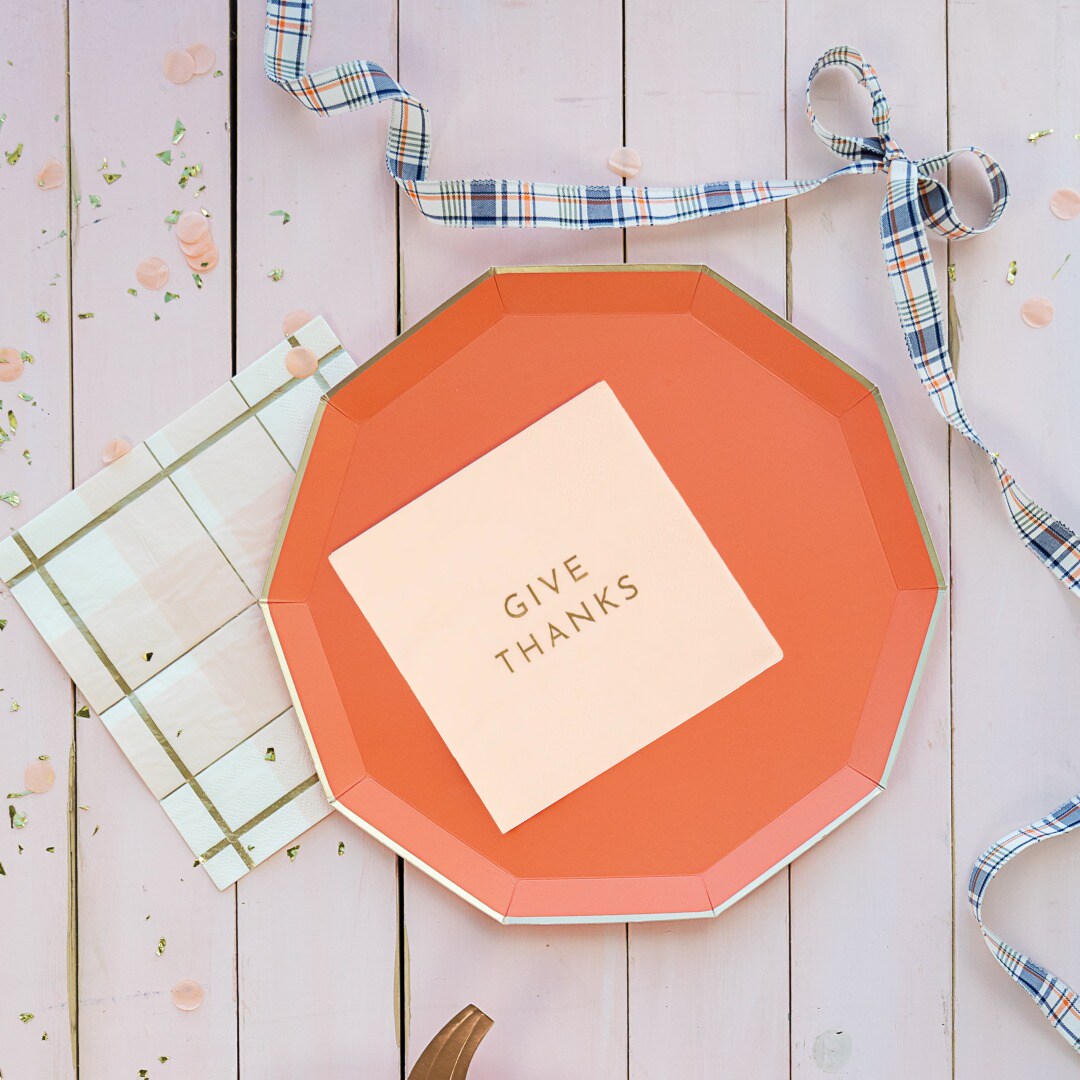GIVE THANKS COCKTAIL NAPKINS