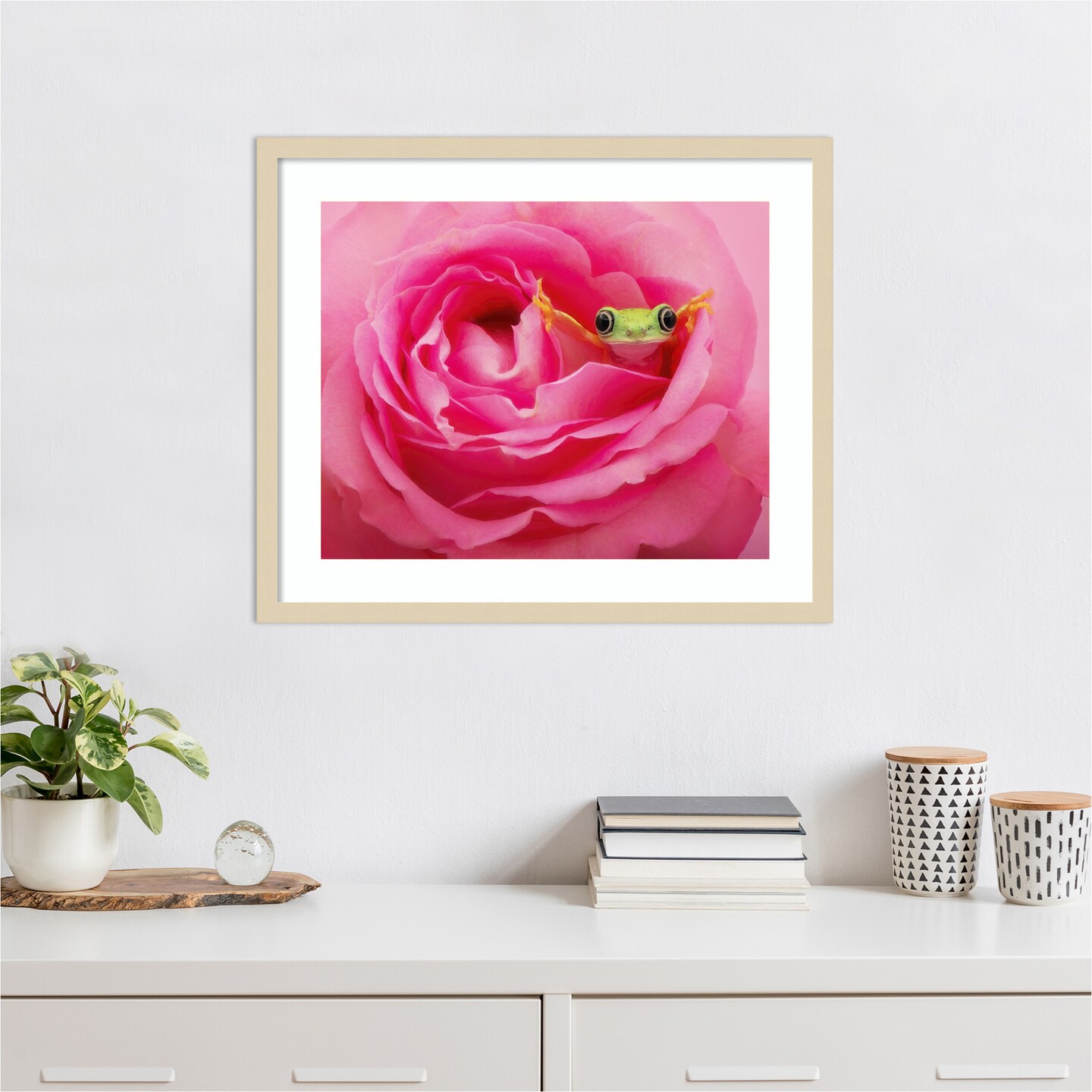 Hanging On VIII by PHBurchett Wood Framed Wall Art Print