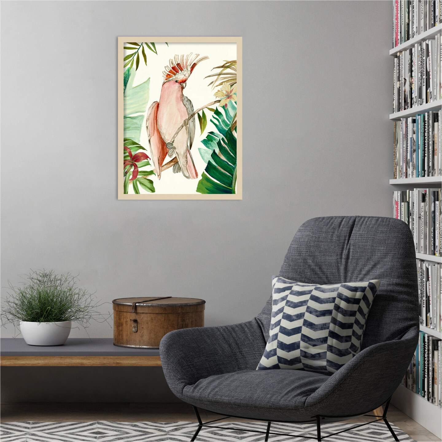 Tropical Bird I by Aimee Wilson Wood Framed Wall Art Print