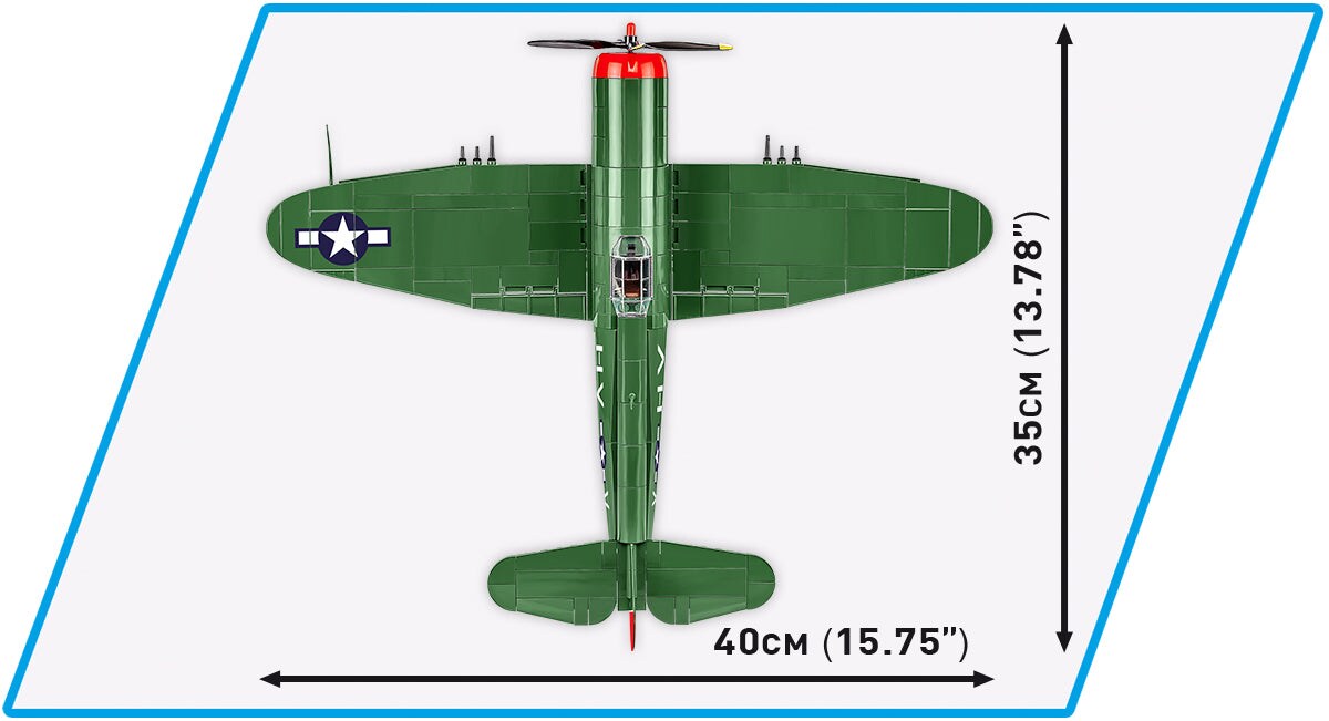 COBI Historical Collection World War II P-47 Thunderbolt&#x2122; Plane
