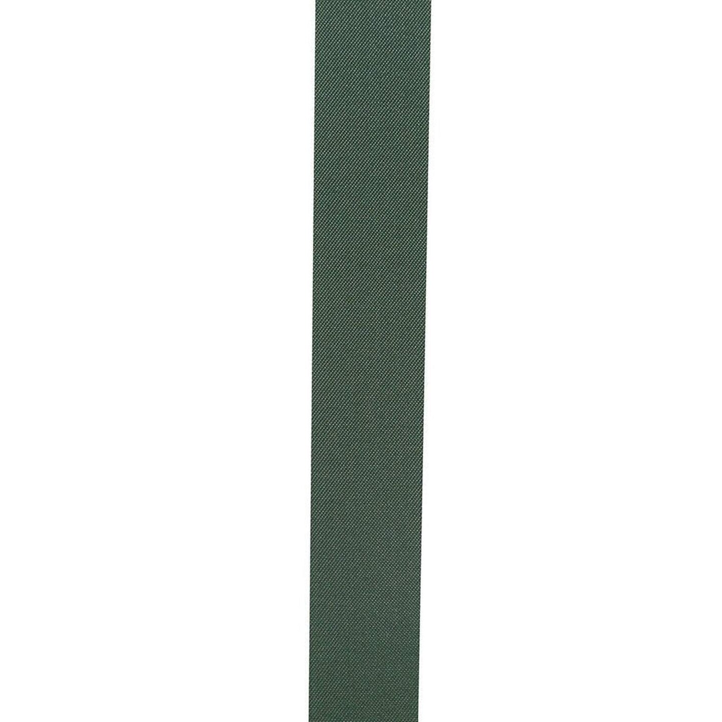 7/8in Satin Supreme Non-Wired Ribbon: Hunter Green (100 Yards)