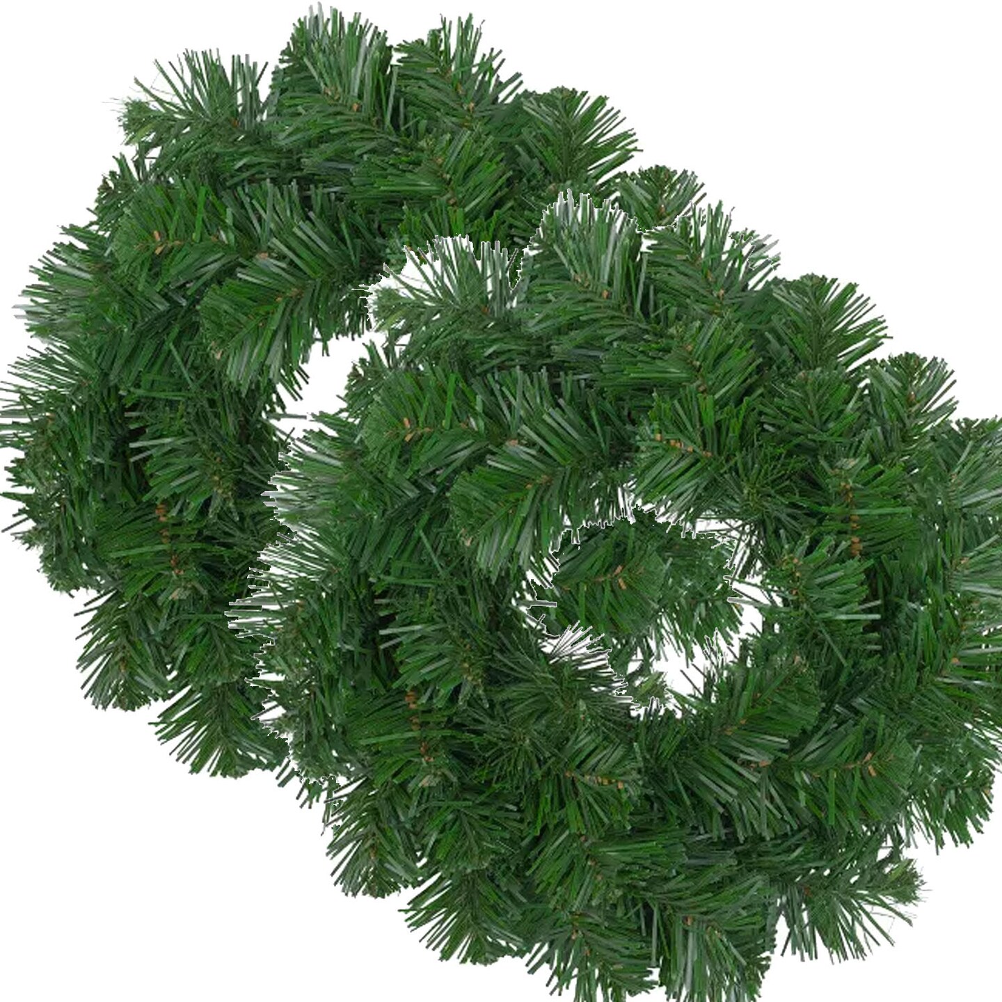 10&#x22; Unlit Artificial Windsor Pine Wreath Classic Christmas Greenery Decoration
