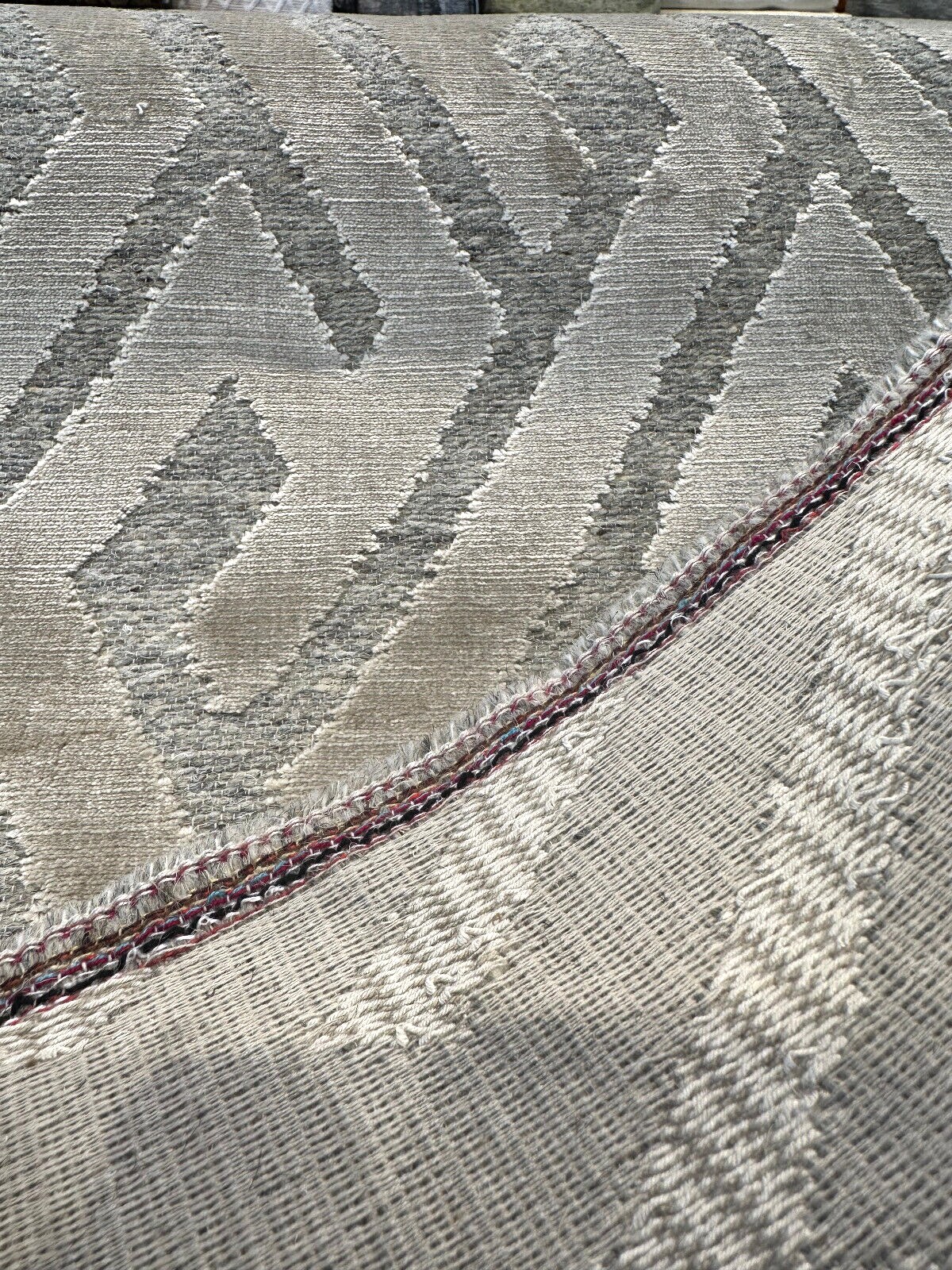 1 Yard Harvest Wool Blend Chenille Upholstery Fabric Rustic Taupe 48% Wool 37% Viscose 15% Cotton 54 Inch Width