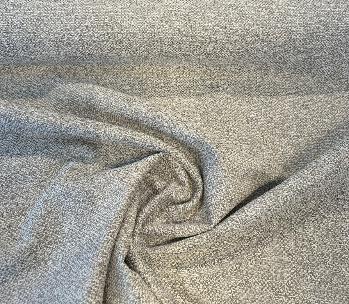 1 Yard Crypton Performance Tenacity Linen Beige Chenille Upholstery Fabric 60 Inch Width 100% Polyester