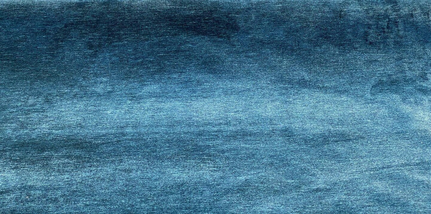 1 Yard Sapphire Blue Chenille Upholstery Fabric Durable Weave 56" Width 100% Polyester