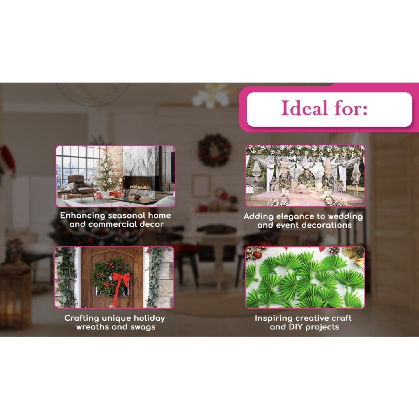 10&#x22; Poly Faux Jute Metallic Mesh Ribbon: White/Pink/Red (10 Yards)