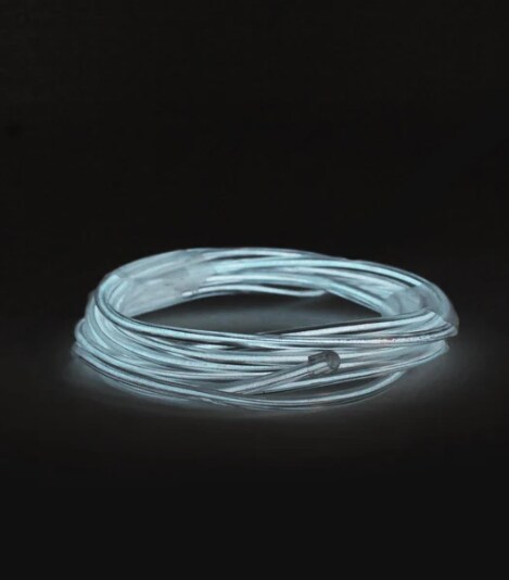 6' Long Neon Glow Wire – Battery Powered for Party or Pet Use