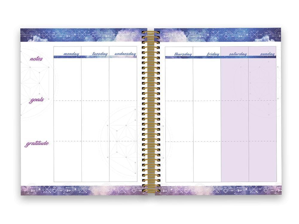 Weekly Planner - 12 Month Undated Stargazer Planner
