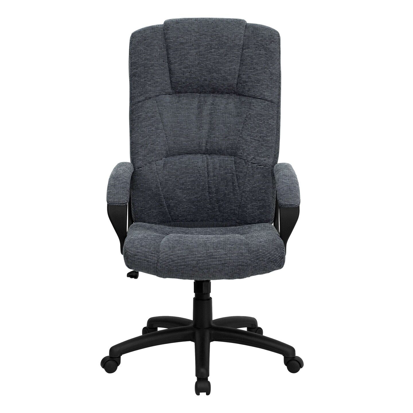 Emma and Oliver High Back Fabric Executive Swivel Office Chair with Arms