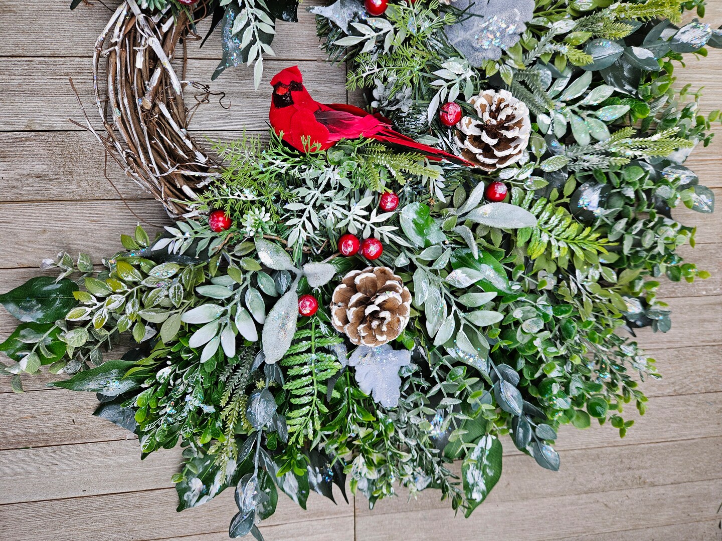 Christmas Wreath for Front Door Cardinal | MakerPlace by Michaels