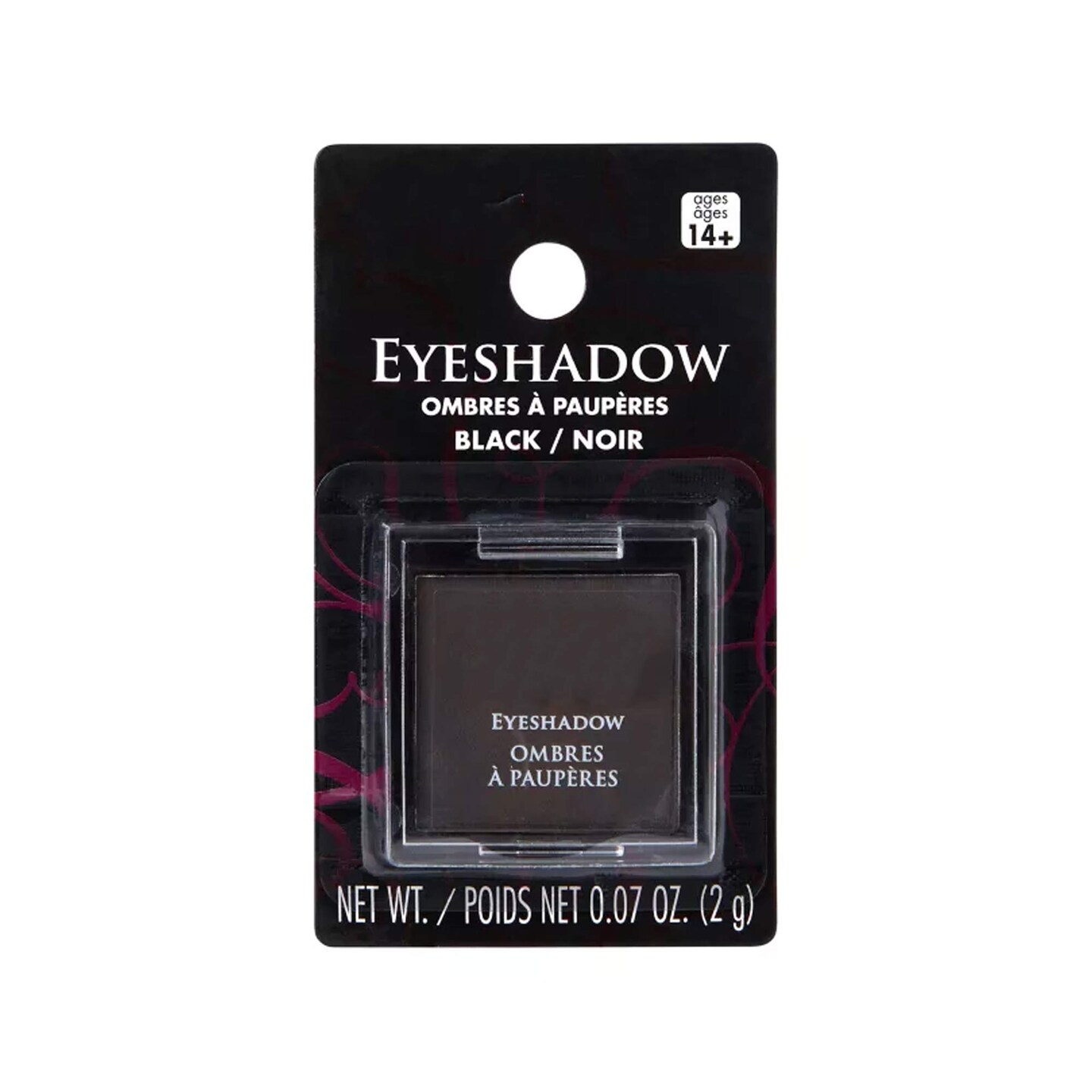 Black Powder Eyeshadow Palette Matte & Shimmer Blendable Shades