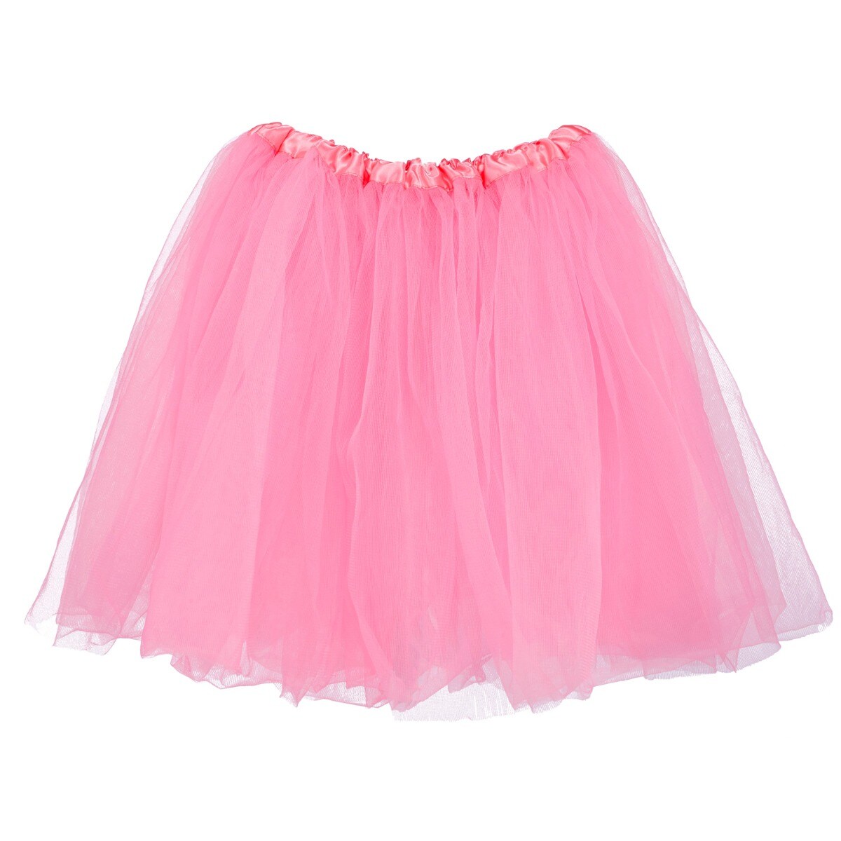 Big Girls Tutu 3-Layer Ballerina Bubblegum Pink