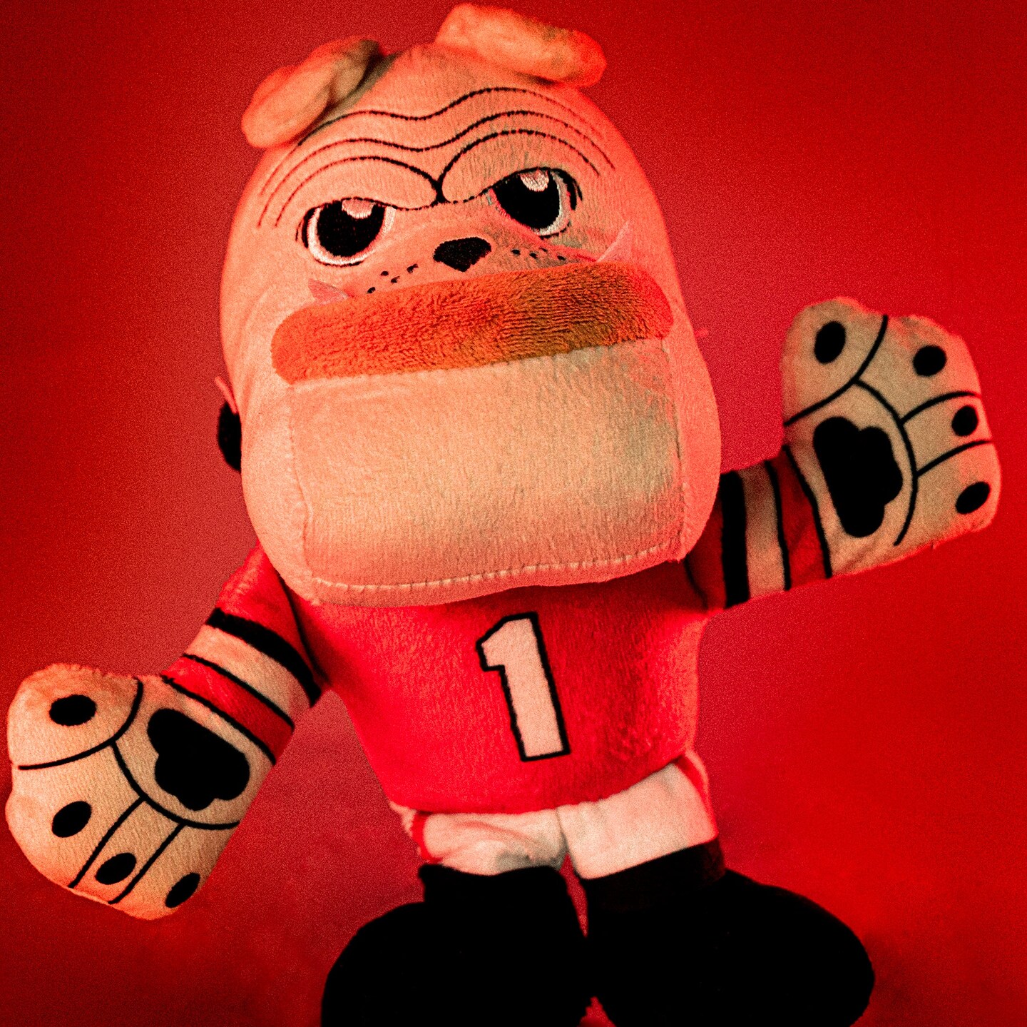 Bleacher Creatures Georgia Bulldogs Hairy Dawg Mascot 8" Kuricha Sitting Plush