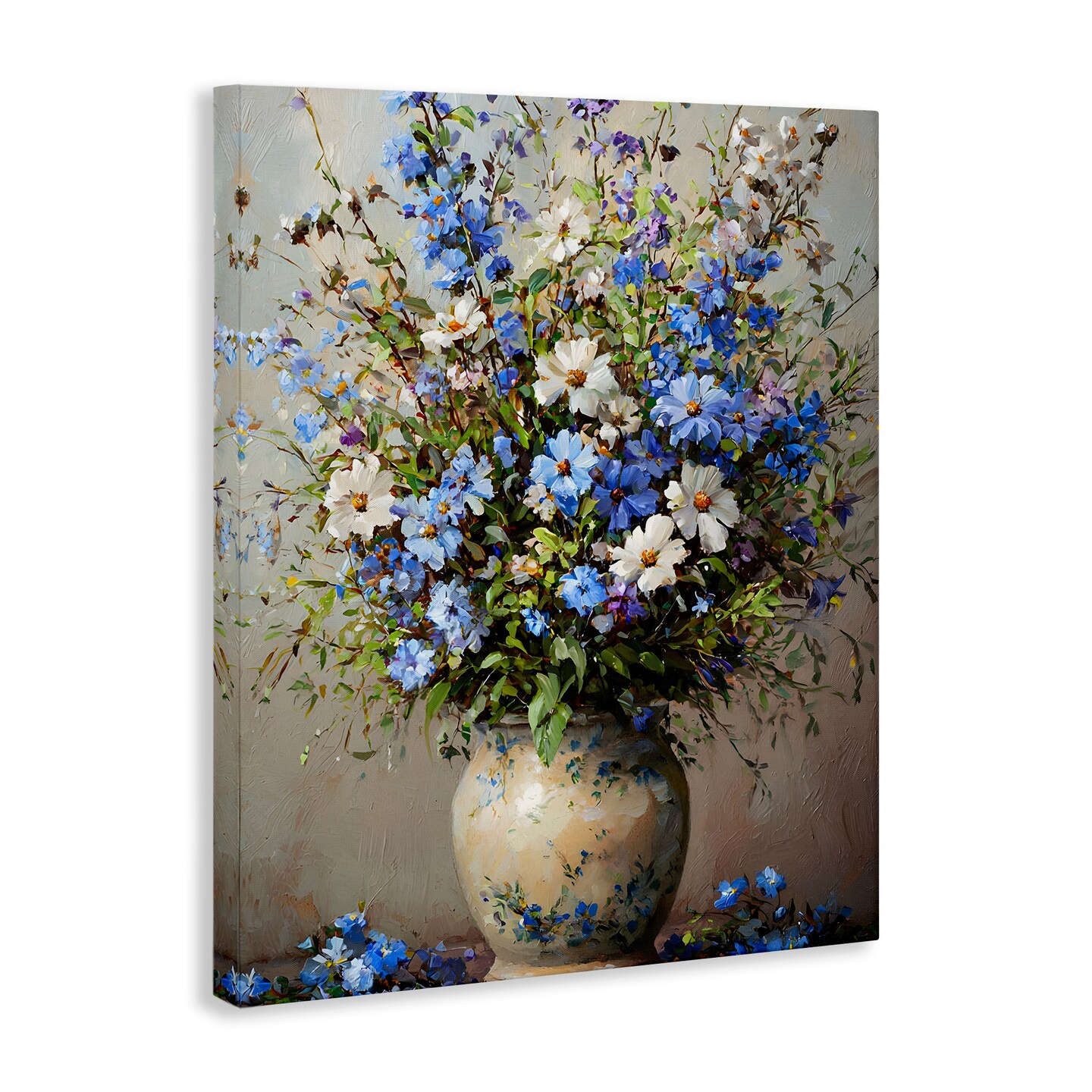 Stupell Industries Cerulean Flower Bouquet Canvas Design by Franklyn Gregory