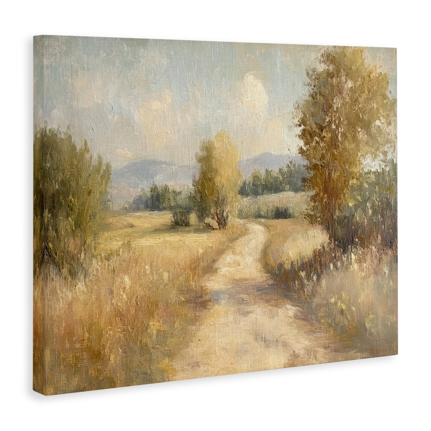 Stupell Industries Gravel Road Landscape Canvas Design by Petal Prints Design