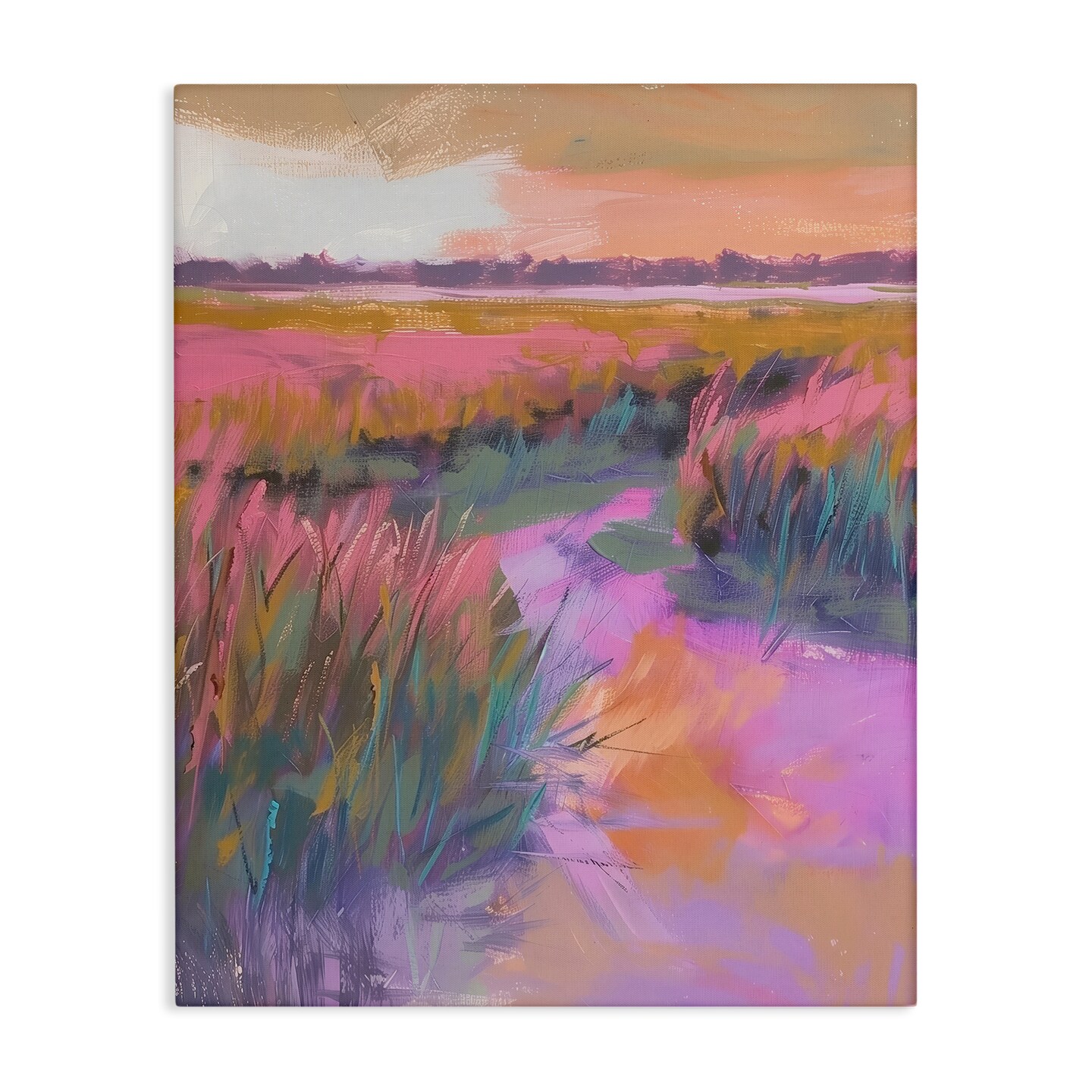 Stupell Industries Autumnal Marsh Landscape Canvas Design by Arlington Prints